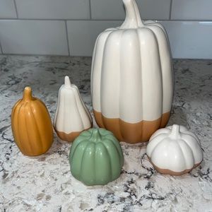 Ceramic pumpkins